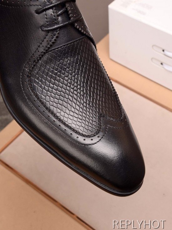 Berluti 2020 Mens Leather Oxford Shoes