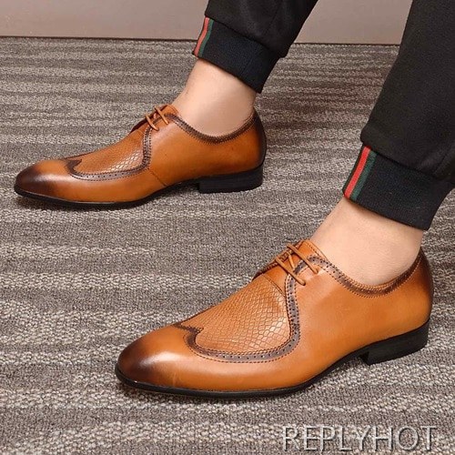 Berluti 2020 Mens Leather Oxford Shoes