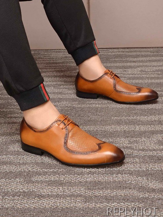 Berluti 2020 Mens Leather Oxford Shoes