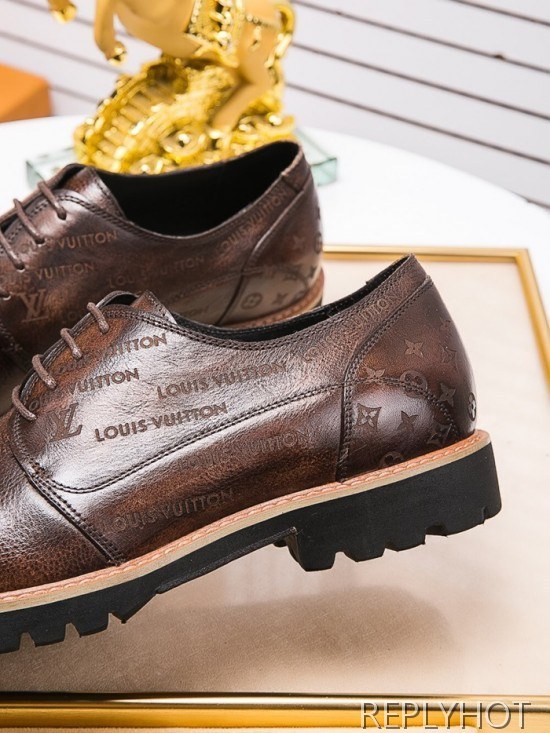 Louis Vuitton 2020 Mens Leather Oxford Shoes