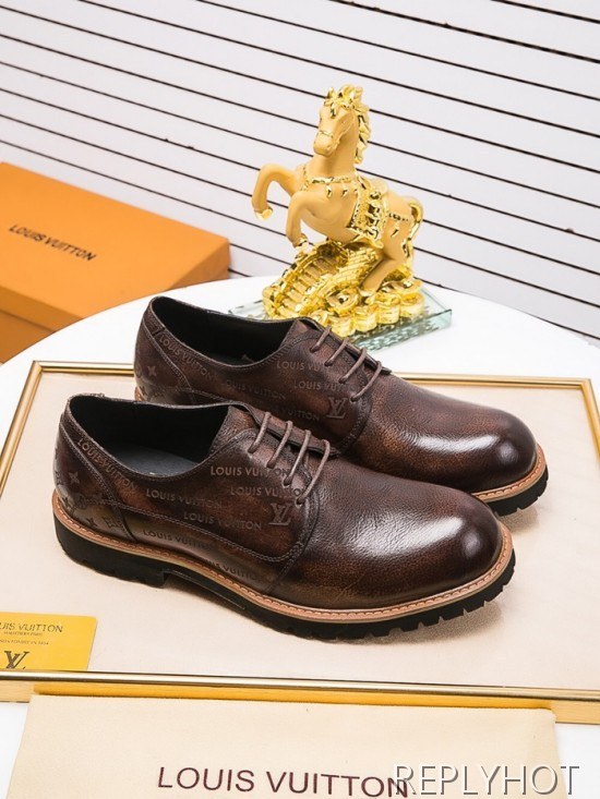 Louis Vuitton 2020 Mens Leather Oxford Shoes