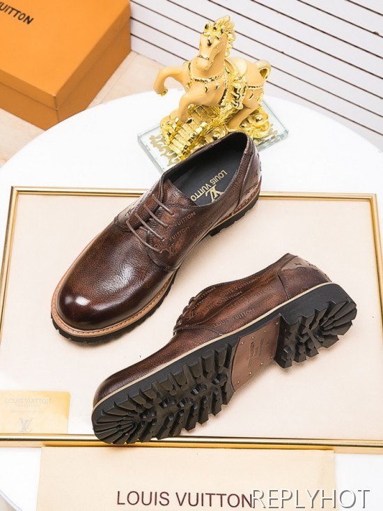Louis Vuitton 2020 Mens Leather Oxford Shoes