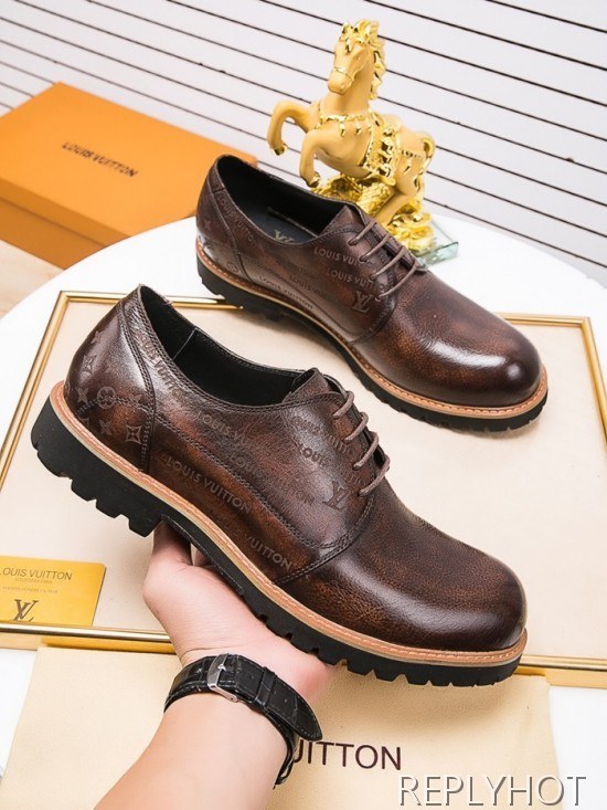 Louis Vuitton 2020 Mens Leather Oxford Shoes