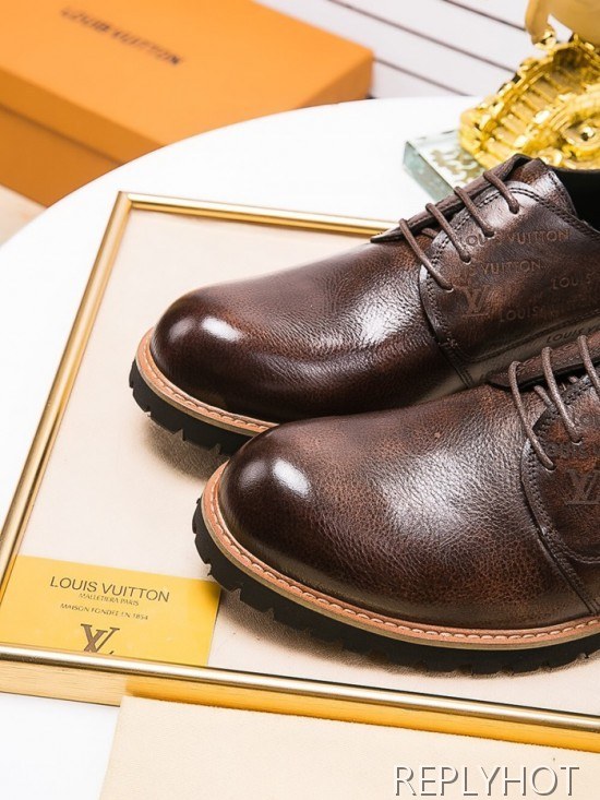 Louis Vuitton 2020 Mens Leather Oxford Shoes