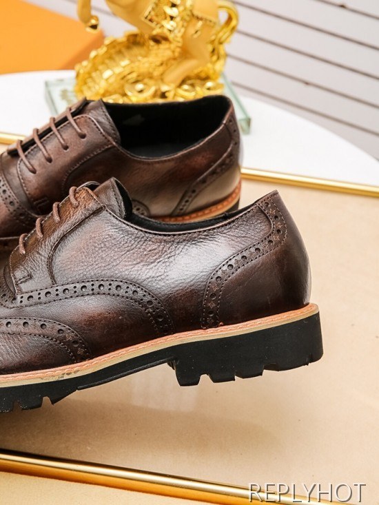 Louis Vuitton 2020 Mens Leather Oxford Shoes