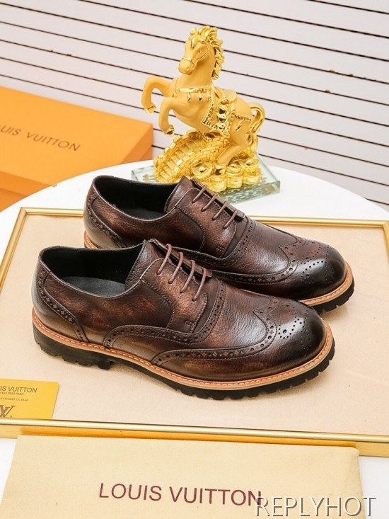 Louis Vuitton 2020 Mens Leather Oxford Shoes