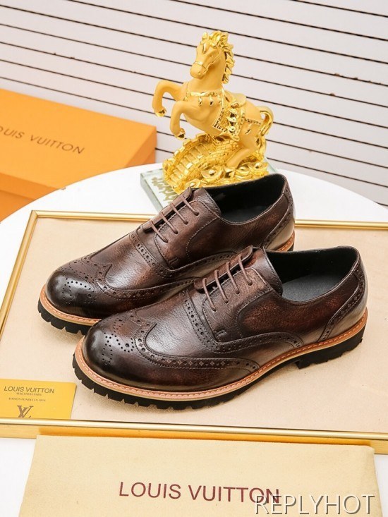 Louis Vuitton 2020 Mens Leather Oxford Shoes
