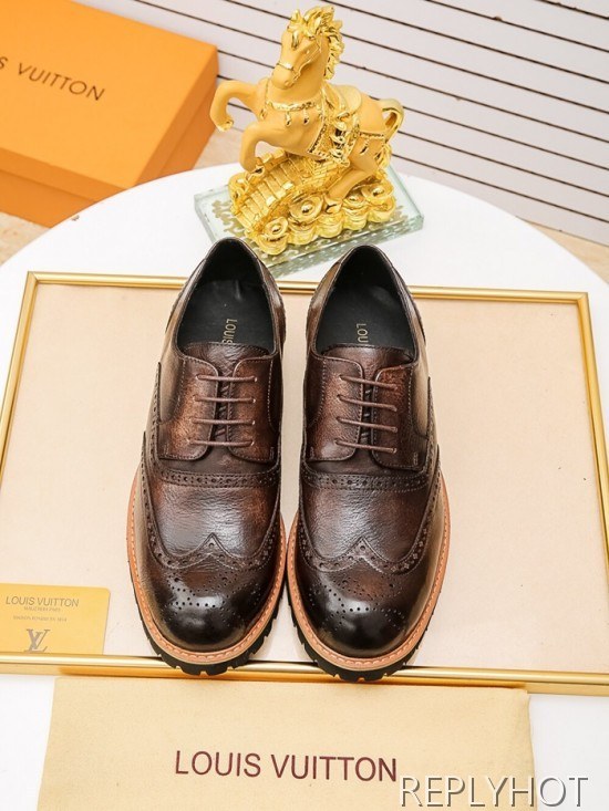 Louis Vuitton 2020 Mens Leather Oxford Shoes