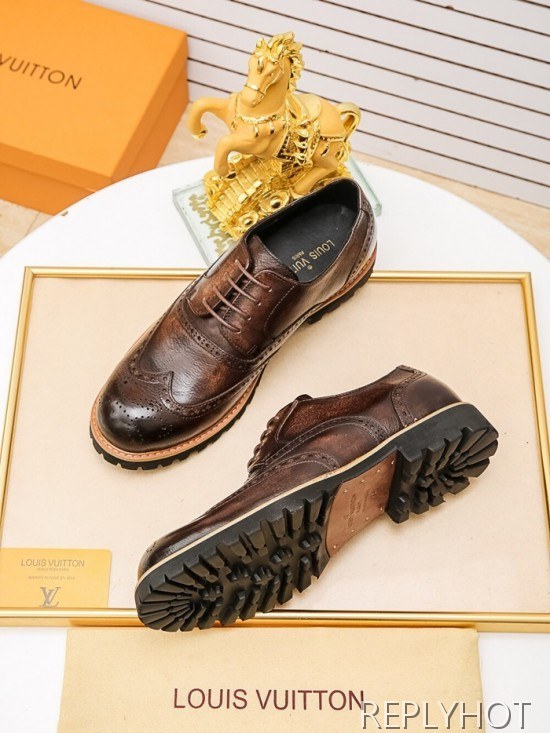 Louis Vuitton 2020 Mens Leather Oxford Shoes