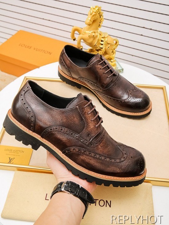Louis Vuitton 2020 Mens Leather Oxford Shoes
