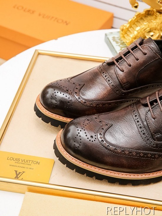 Louis Vuitton 2020 Mens Leather Oxford Shoes