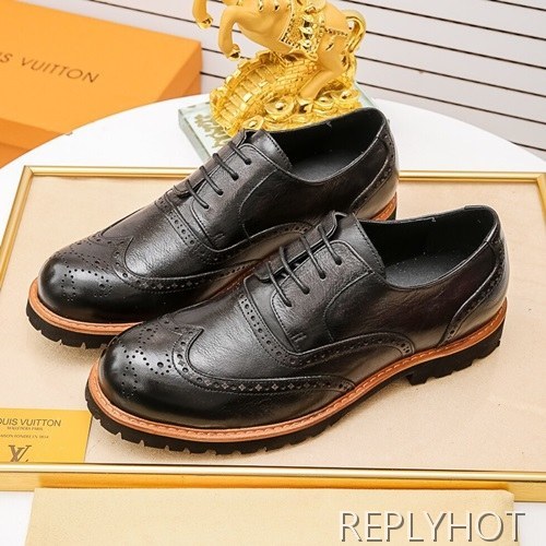 Louis Vuitton 2020 Mens Leather Oxford Shoes