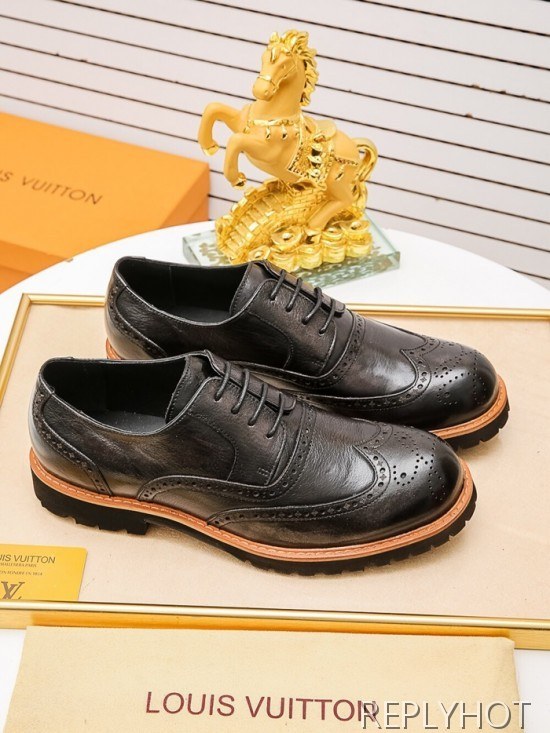 Louis Vuitton 2020 Mens Leather Oxford Shoes