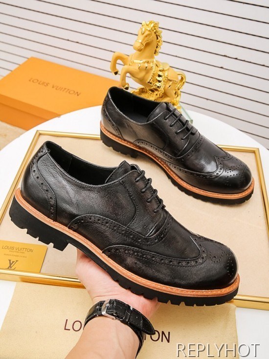 Louis Vuitton 2020 Mens Leather Oxford Shoes