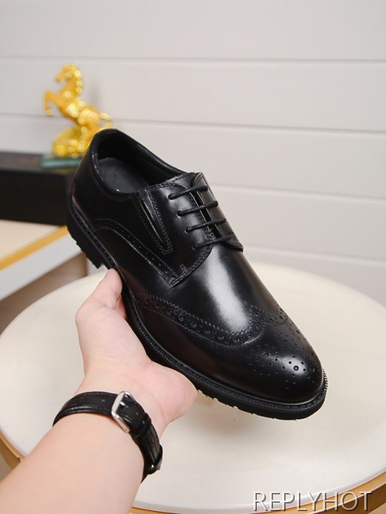Prada 2020 Mens Leather Oxford Shoes