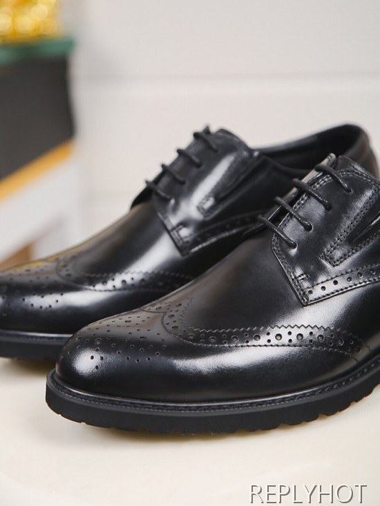 Prada 2020 Mens Leather Oxford Shoes