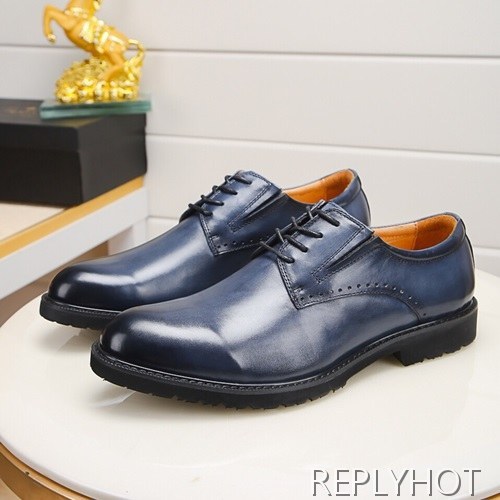 Prada 2020 Mens Leather Oxford Shoes