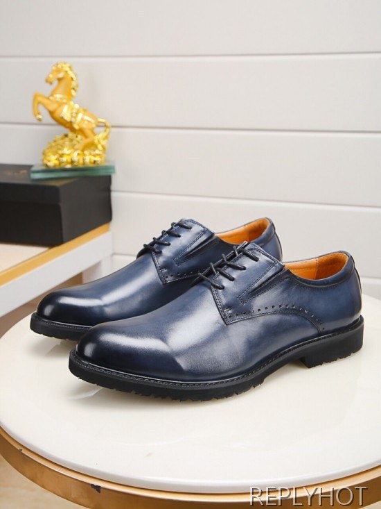 Prada 2020 Mens Leather Oxford Shoes