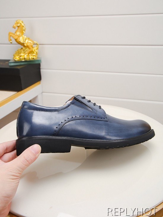 Prada 2020 Mens Leather Oxford Shoes