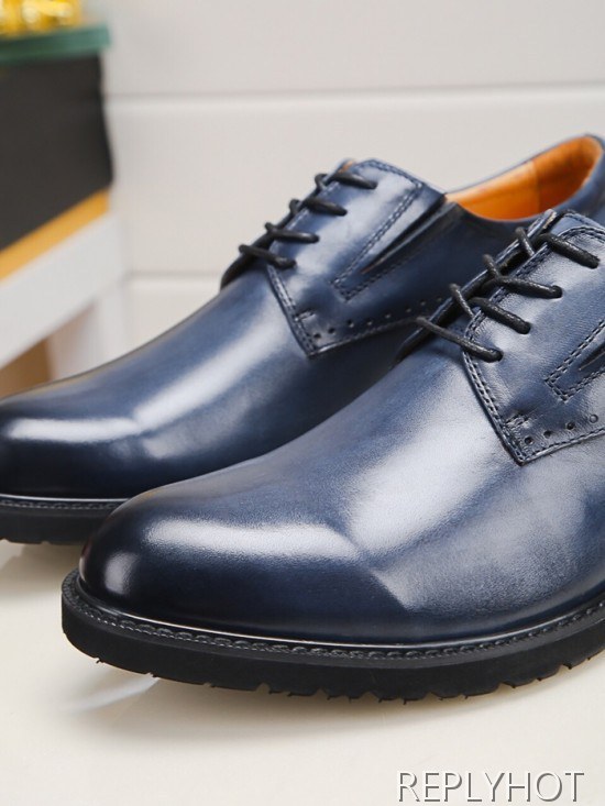 Prada 2020 Mens Leather Oxford Shoes