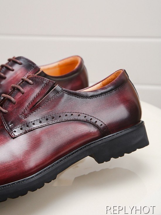 Prada 2020 Mens Leather Oxford Shoes