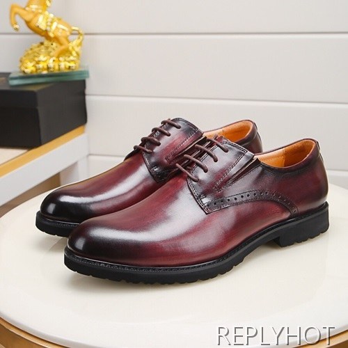 Prada 2020 Mens Leather Oxford Shoes