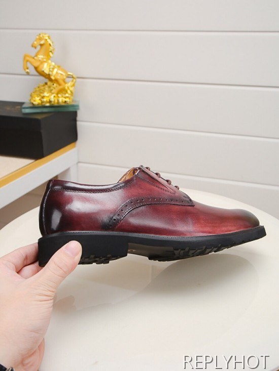 Prada 2020 Mens Leather Oxford Shoes