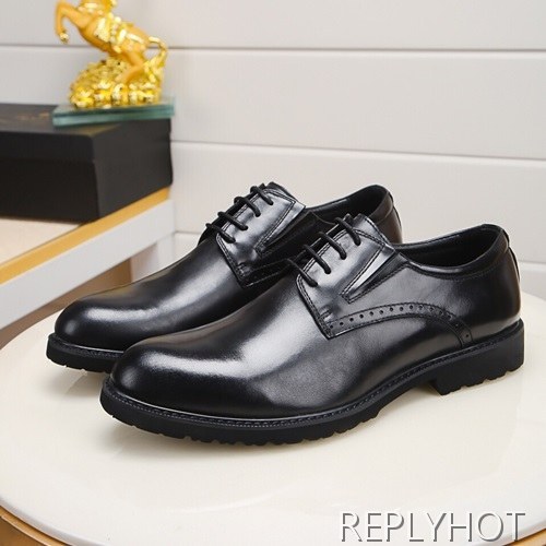 Prada 2020 Mens Leather Oxford Shoes