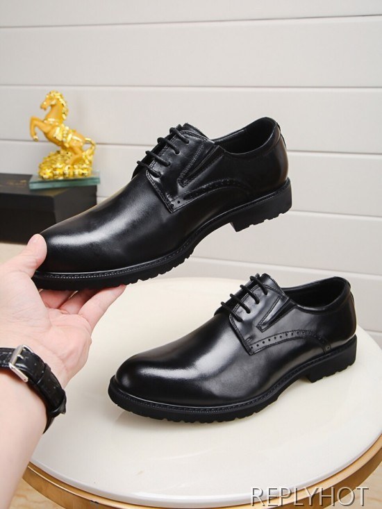 Prada 2020 Mens Leather Oxford Shoes