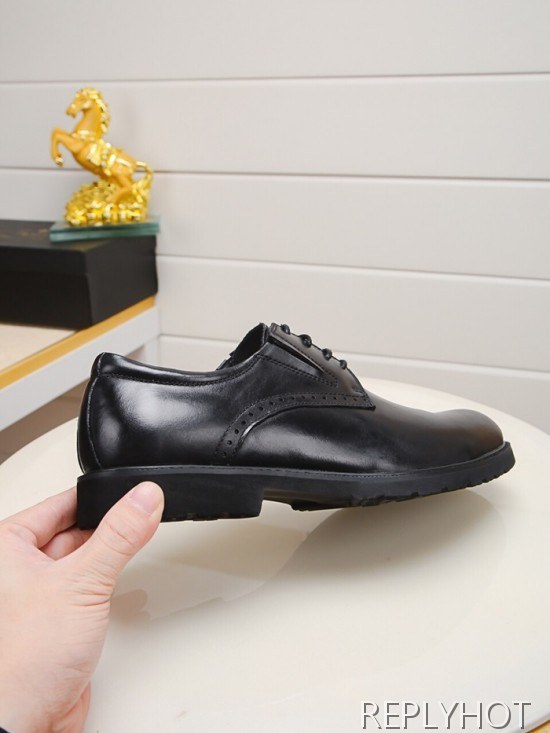 Prada 2020 Mens Leather Oxford Shoes