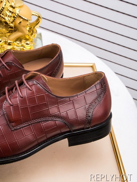 Gucci 2020 Mens Leather Oxford Shoes