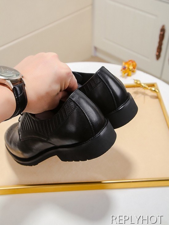 Gucci 2020 Mens Leather Oxford Shoes