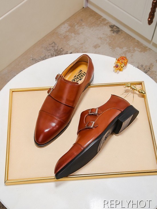 Ferragamo 2020 Mens Leather Shoes