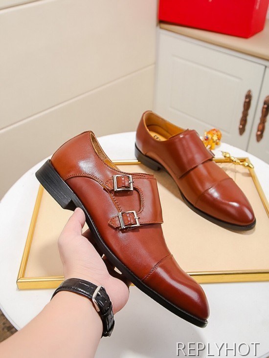 Ferragamo 2020 Mens Leather Shoes