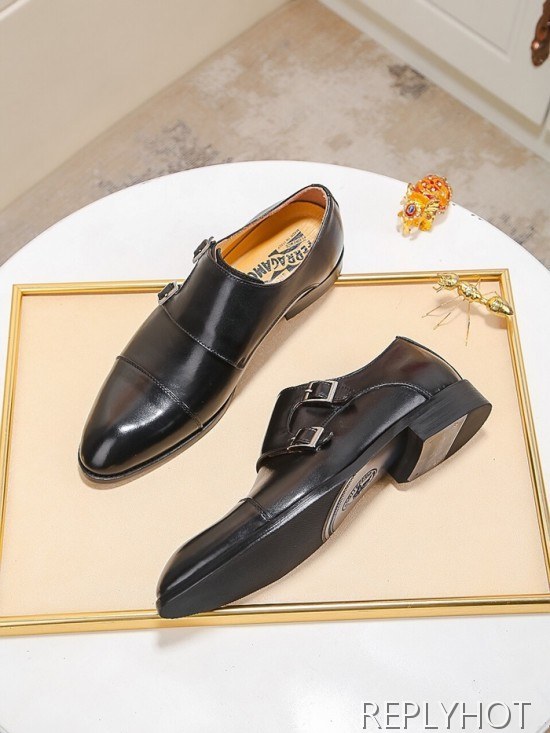 Ferragamo 2020 Mens Leather Shoes