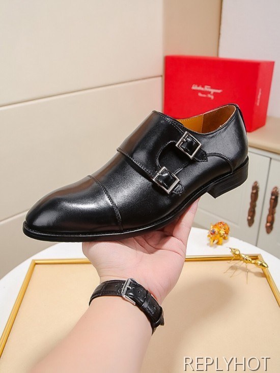 Ferragamo 2020 Mens Leather Shoes