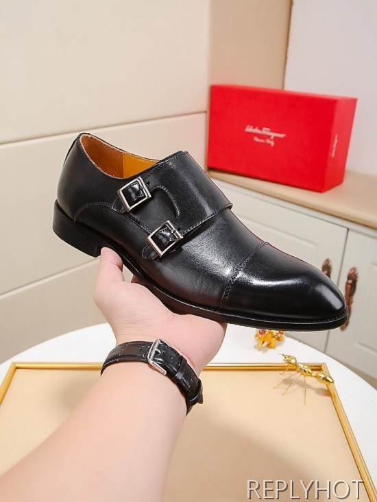 Ferragamo 2020 Mens Leather Shoes