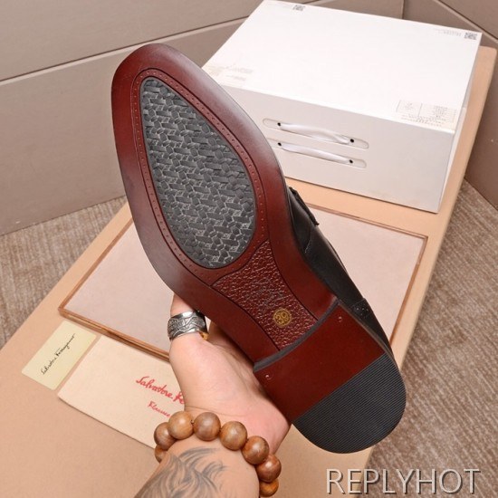 Ferragamo 2020 Mens Leather Shoes
