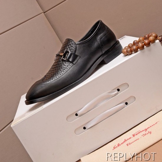 Ferragamo 2020 Mens Leather Shoes