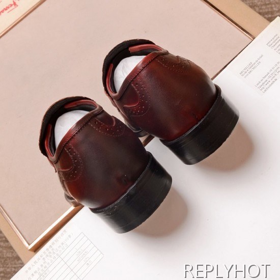 Ferragamo 2020 Mens Leather Shoes