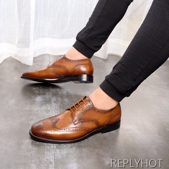 Ferragamo 2020 Mens Leather Oxford Shoes