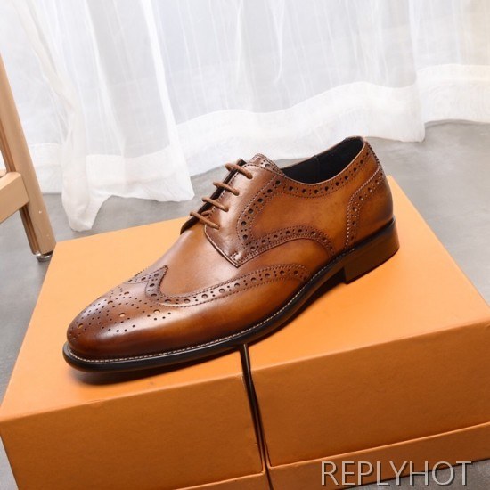 Ferragamo 2020 Mens Leather Oxford Shoes