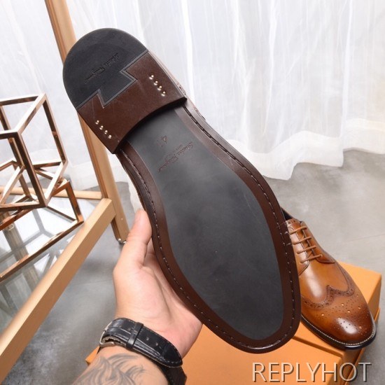 Ferragamo 2020 Mens Leather Oxford Shoes