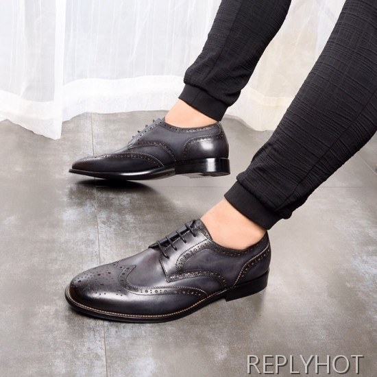 Ferragamo 2020 Mens Leather Oxford Shoes