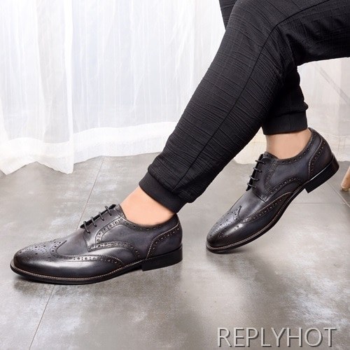 Ferragamo 2020 Mens Leather Oxford Shoes