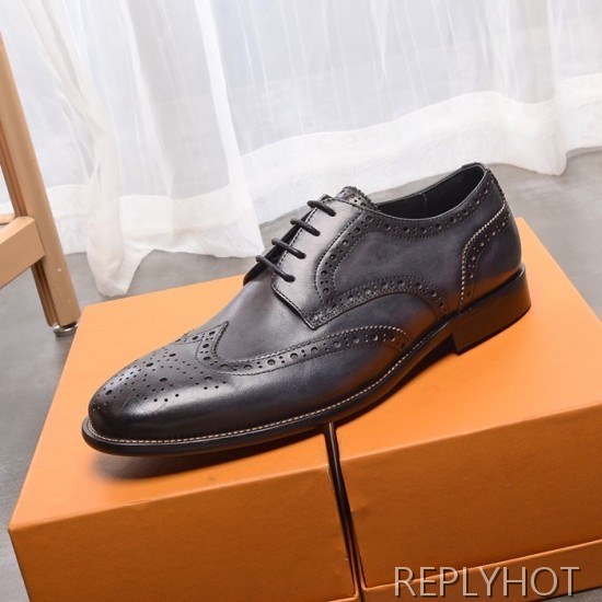 Ferragamo 2020 Mens Leather Oxford Shoes