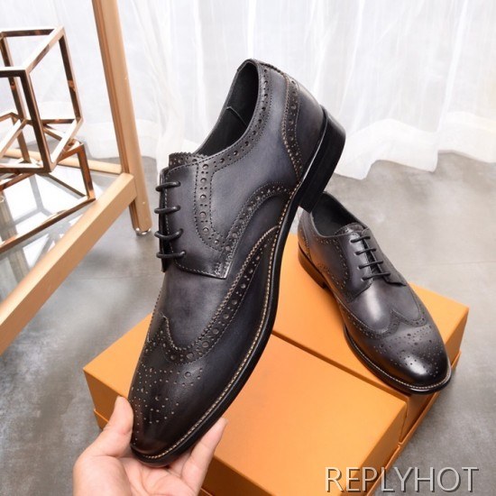 Ferragamo 2020 Mens Leather Oxford Shoes