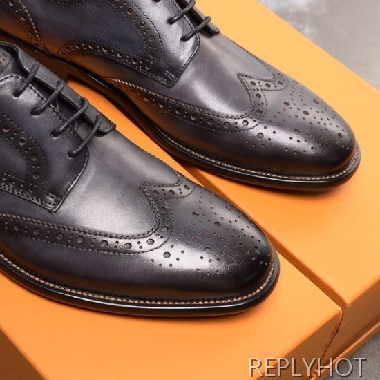 Ferragamo 2020 Mens Leather Oxford Shoes