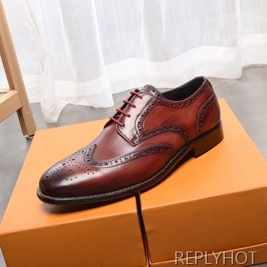 Ferragamo 2020 Mens Leather Oxford Shoes