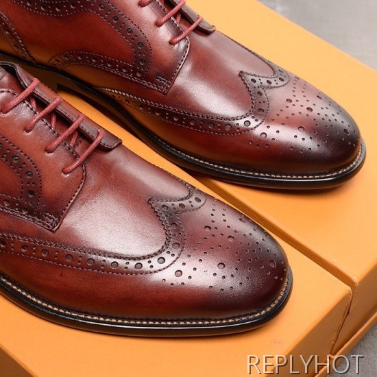 Ferragamo 2020 Mens Leather Oxford Shoes